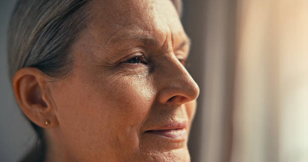 istock Senior woman eyes close-up. 2174148684
