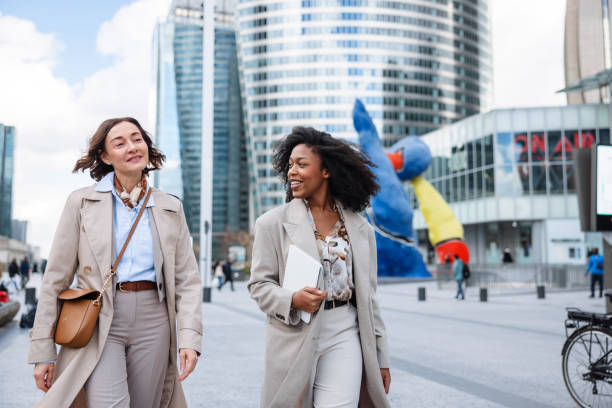 istock Confident Diverse Female Business Executives Walking 2174152489