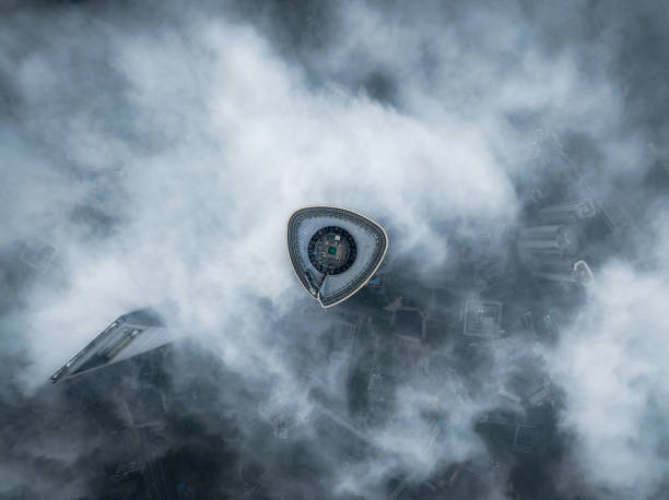 istock top view of Shanghai tower 2174154923
