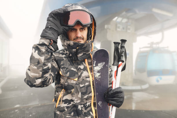 istock Man enjoying skiing on winter day 2174154966