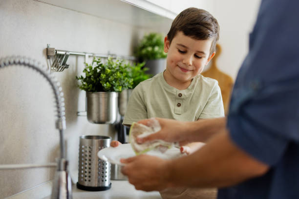 istock They make chores look like fun 2174157584