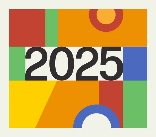 istock 2025 New Year Design Template.Vector Illustration. Modern Background for Cover, Web Banner and Greeting Card etc. 2174158762