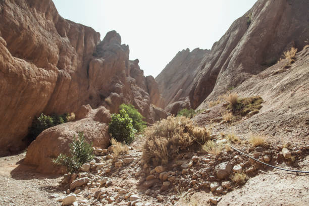 istock Exploring the Diverse Geological Formations of Morocco's Sunny Desert Landscape 2174160587