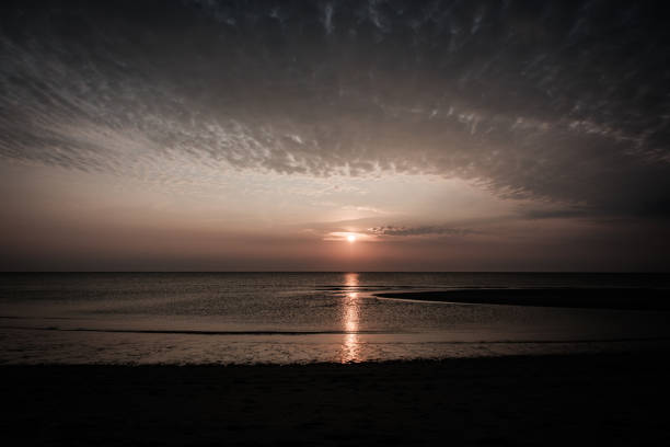 Sunset on the island of Sylt