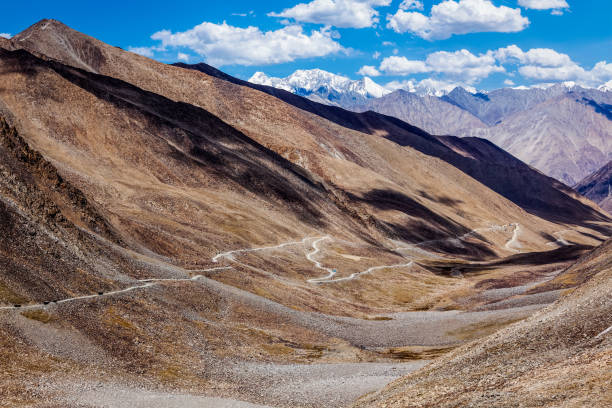 istock Himalayan landscape with road, Ladakh, India 2174170366