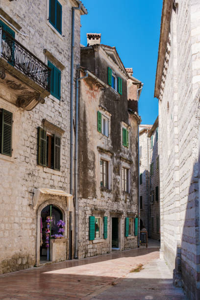 istock Exploring the charming streets of Kotor, Montenegro on a sunny afternoon 2174186673