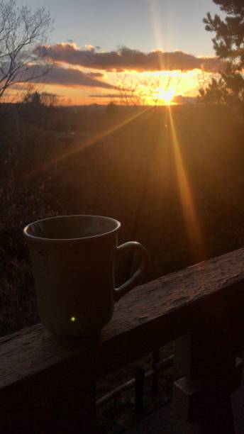 istock Evening Coffee with a New Mexico Sunset 2174193160