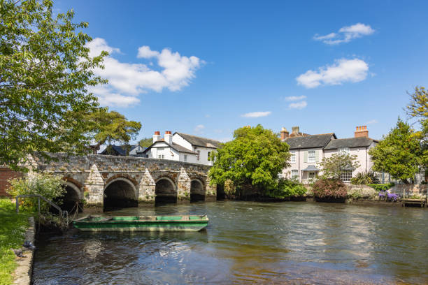 istock Town Bridge Christchurch 2174202194