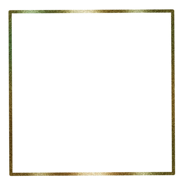 This elegant gold glitter border provides a sparkling frame for various design projects. Ideal for invitations, social media, and creative layouts.