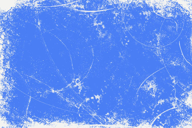 Vibrant blue and white grunge background. Distress overlay texture in retro style. Torn, weathered effect with icy winter vibes. Vibrant blue and white grunge background. Distress overlay texture in retro style. Torn, weathered effect with icy winter vibes. Vector illustration vintage background wallpaper in retro style pictures stock illustrations
