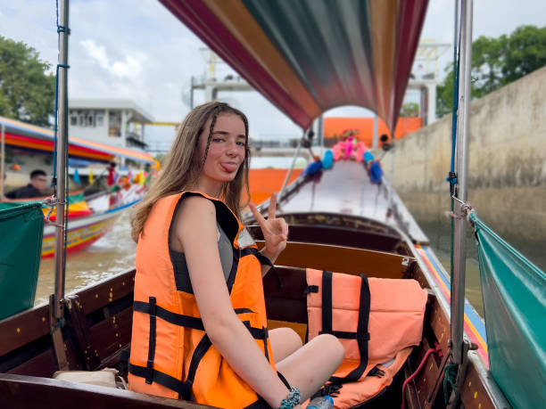 istock Cool On A River Boat In Bangkok 2174223965