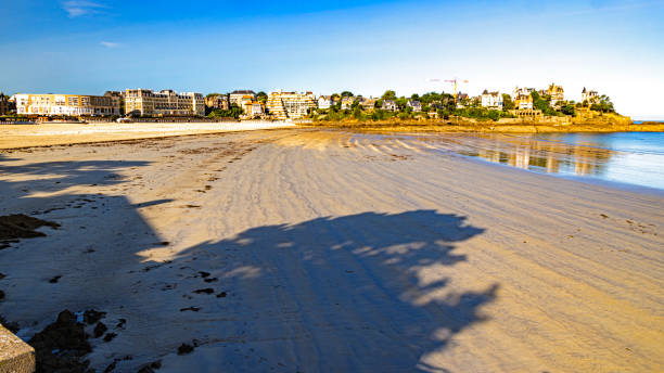 Dinard in french brittany on chanel coastline
