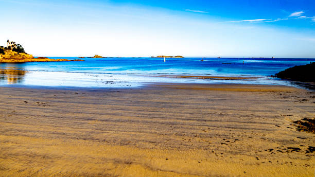 Dinard in french brittany on chanel coastline