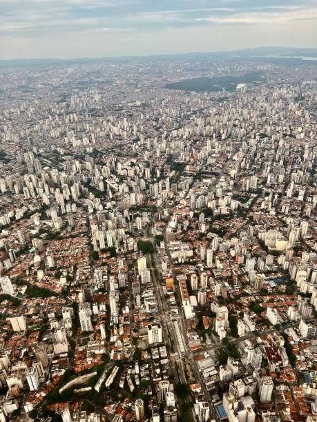 São Paulo as seen from a plane