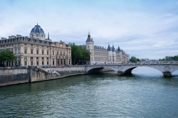 istock Right bank of Seine River, Paris 2174239456