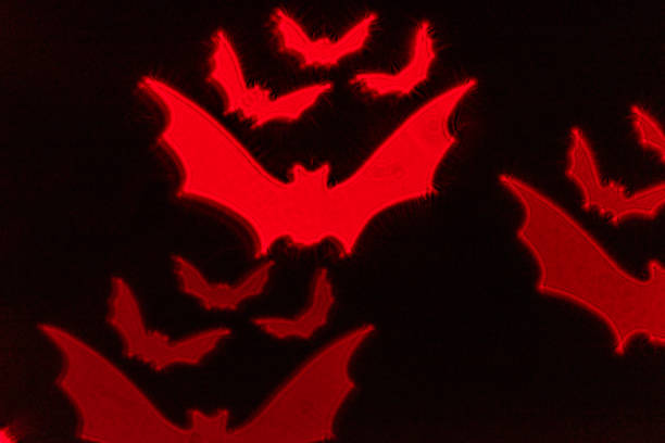 Art background of bats for Halloween