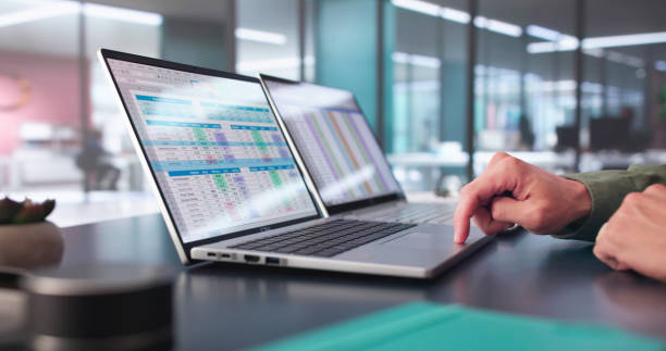 istock Medical Data In Spreadsheet. Accountant Billing 2174258886
