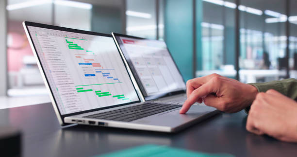 istock Business Schedule Calendar And Agenda Gantt 2174258899