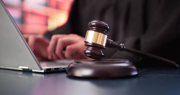 istock Legal Court Technology. Law Trial Tech 2174258968