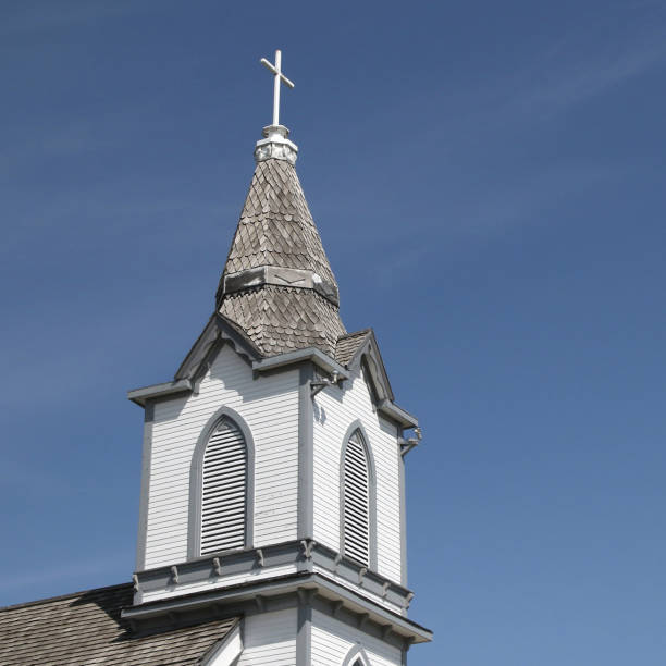 istock Steeple, Hecla Island Church, Manitoba, Canada 2174266795
