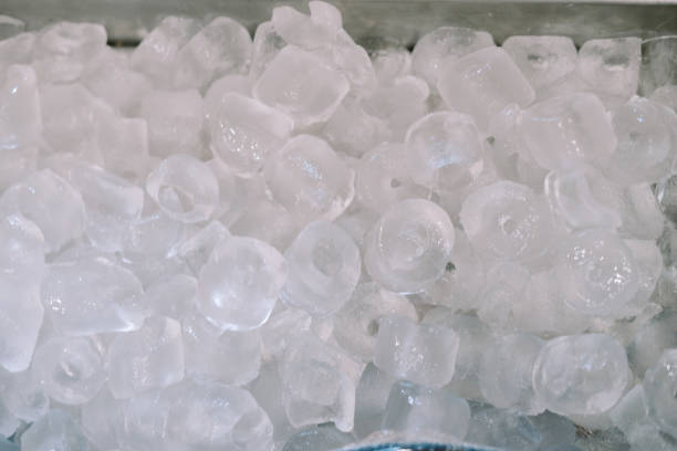 istock Round hollow ice cubes arranged neatly, ready to chill drinks, creating a unique visual effect 2174272153