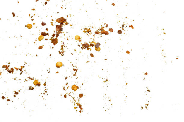 istock dried red chili pepper flakes and seeds isolated on white background 2174277815