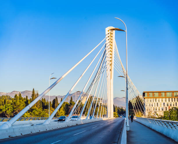 istock Millennium bridge over Moraca river in Podgorica, Montenegro 2174281286