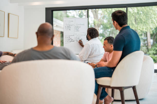 istock Diverse Group Engagement at Male Therapy Session 2174282865