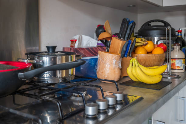 istock Fresh ripe banana fruit on kitchen tabletop 2174290320