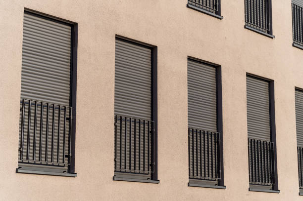 istock Facade of a modern building in the sun 2174294120
