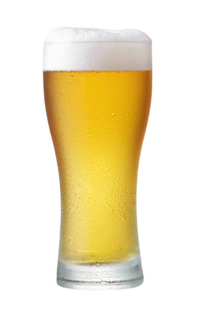 istock glass of beer isolated on white background 2174294146