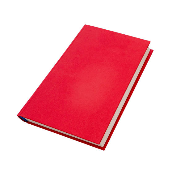 istock Closed book with red cover isolated on white , top view, clipping path, PNG 2174294607
