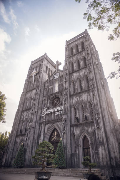 St. Joseph’s Cathedral of Hanoi is famous landmark in Vietnam