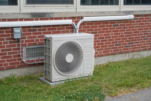 istock air conditioner installed on building exterior 2174296379