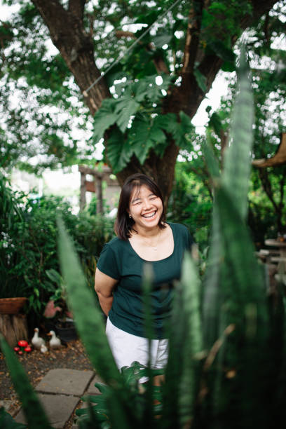 istock chubby woman on her holiday 2174308231