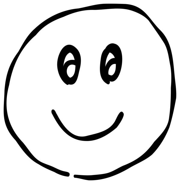 istock Hand-drawn emojis and emoticons expressing smiles and happiness. These materials, drawn in a pen-drawing style, feature simple and cute designs. 2174313943
