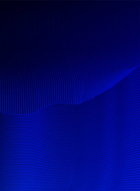 istock a blue background with wavy lines, a blue glass with a blue background with a line effect 2174323092