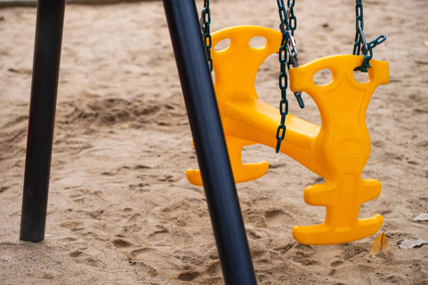 Toys for children sandboxes against the beachside.