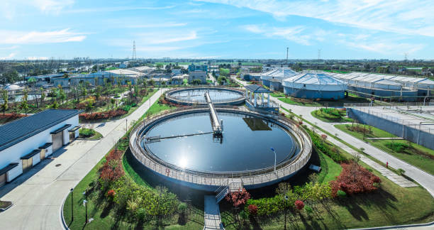 Purification pool industrial equipment for water plants