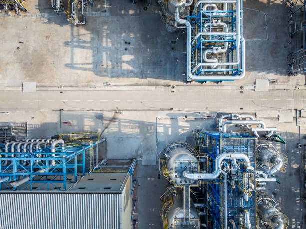 istock Complex industrial equipment for petrochemical plants 2174324355