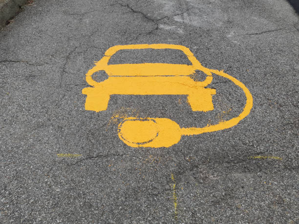 istock electric car charging station sign 2174329395