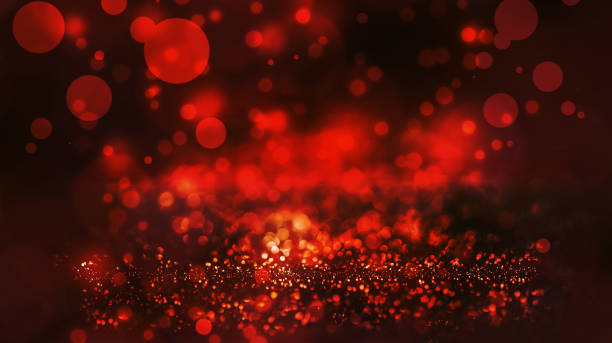 Festive Christmas background. Abstract glitter background with bokeh defocused lights