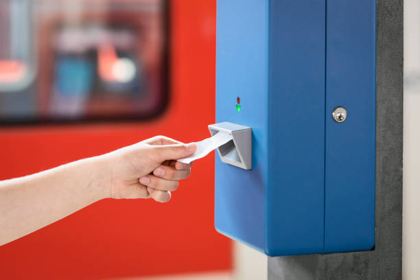 istock Purchase Ticket at Automated Ticket Machines. 2174338605