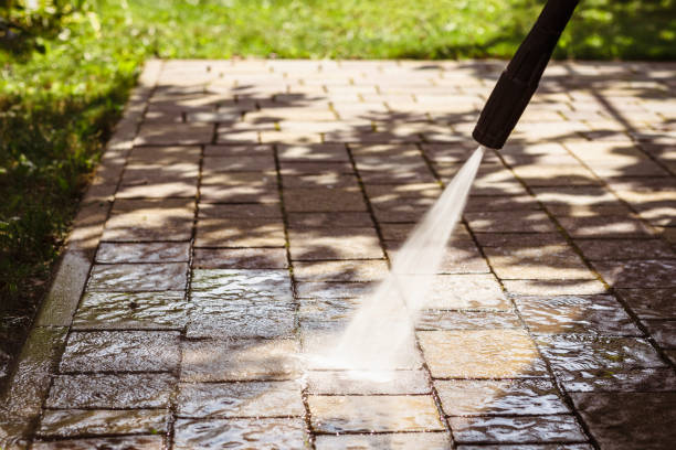istock Jet Washing or Pressure Cleaning Garden 2174339581