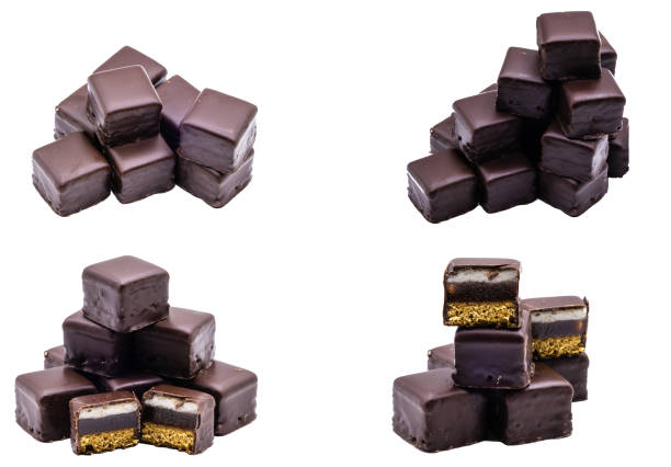 Christmas Candies on white background