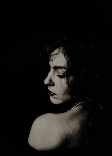 istock Woman in the dark. 2174350769