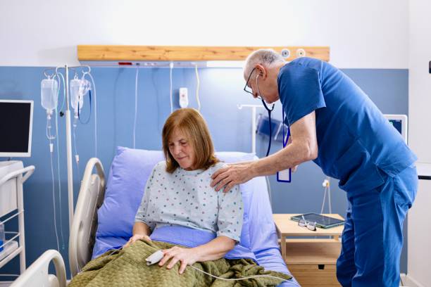 istock Doctor doing medical exam on a patient 2174351653