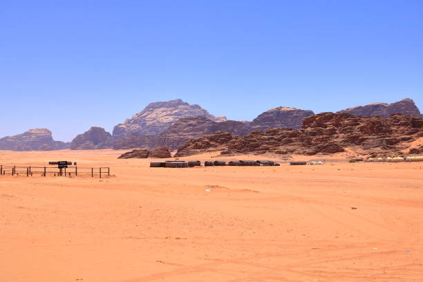 istock Camp site tents at Wadi Rum Desert, Jordan 2174354754