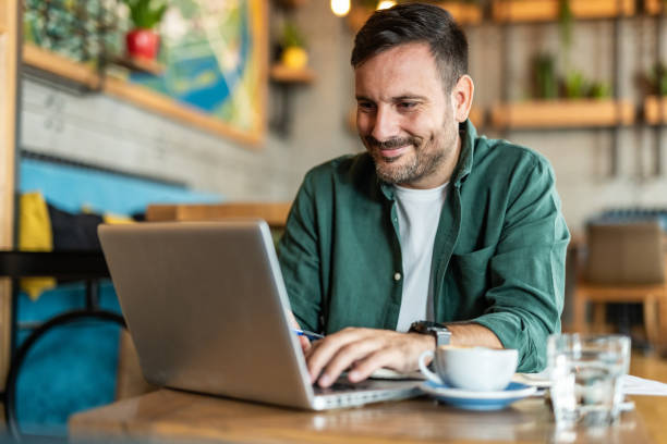 istock Telecommuting: finding inspiration at my favorite coffee shop 2174366470