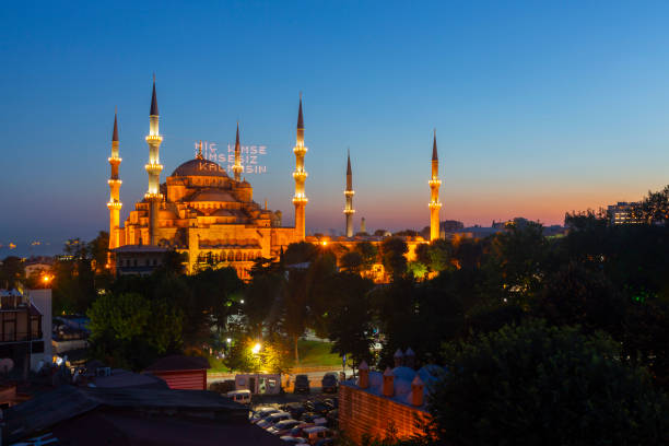 istock Sultanahmet Mosque and Hagia Sophia Mosque in the same frame 2174369812